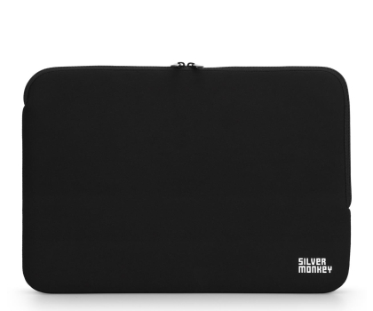 Torba do laptopów SILVER MONKEY EasySleeve etui na laptopa 15,6" czarne SM-GSLV15-BLK